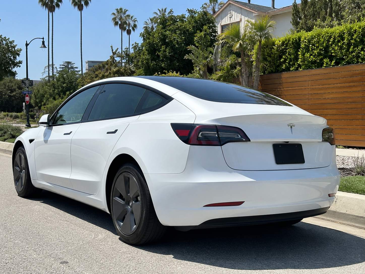 2023 Tesla Model 3 Rear three-quarter