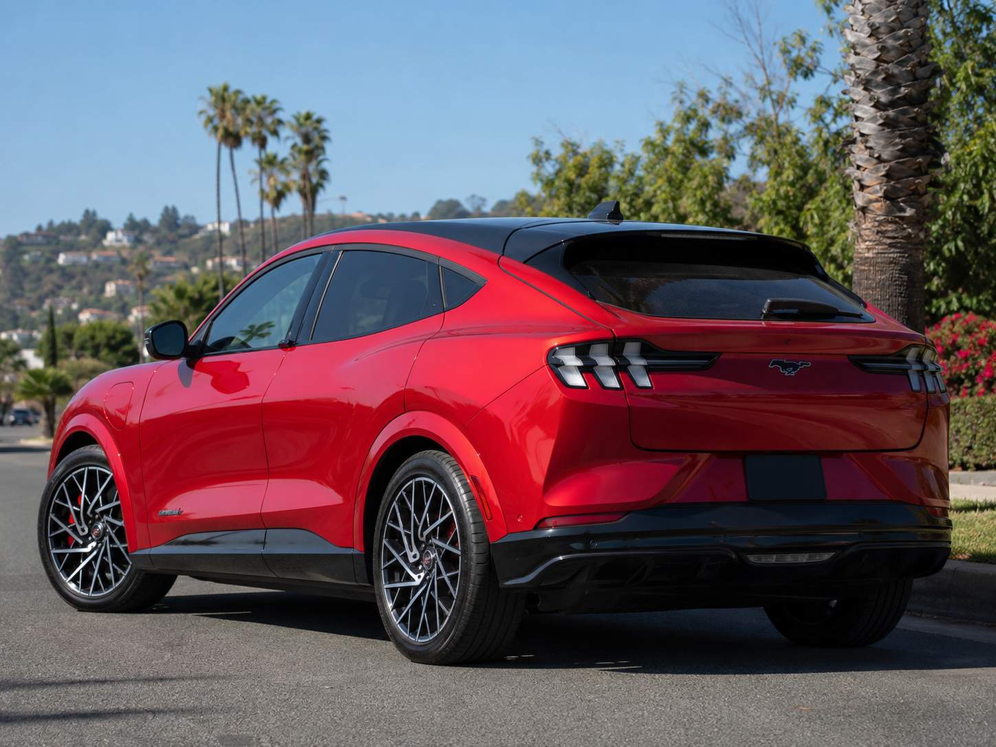 2022 Ford Mustang Mach-E rear_3q