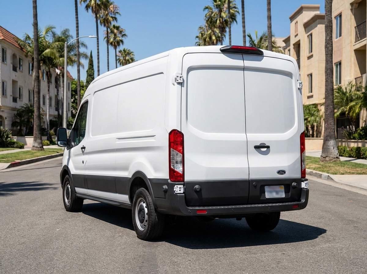 2023 Ford Transit rear_3q